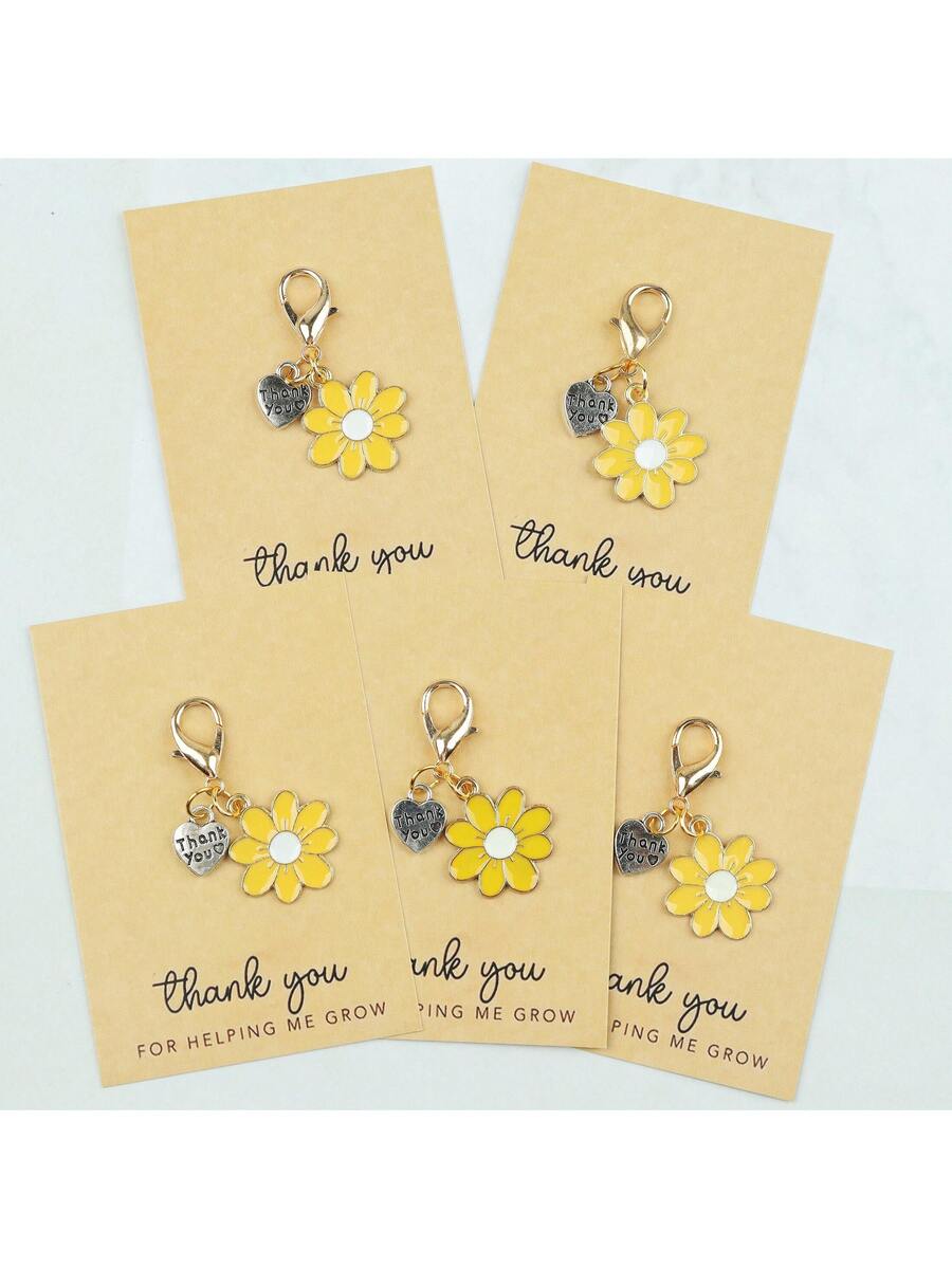 Enamel Daisy Keychains With Th - Plant Parent review and price