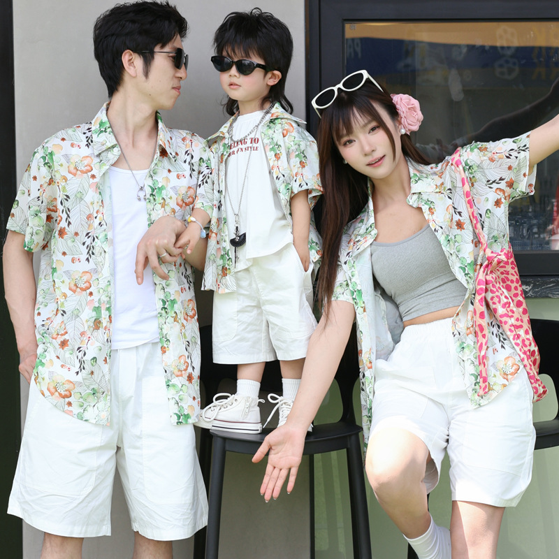 Holiday Look Parent-child Flor - Plant Parent Clothing review and price