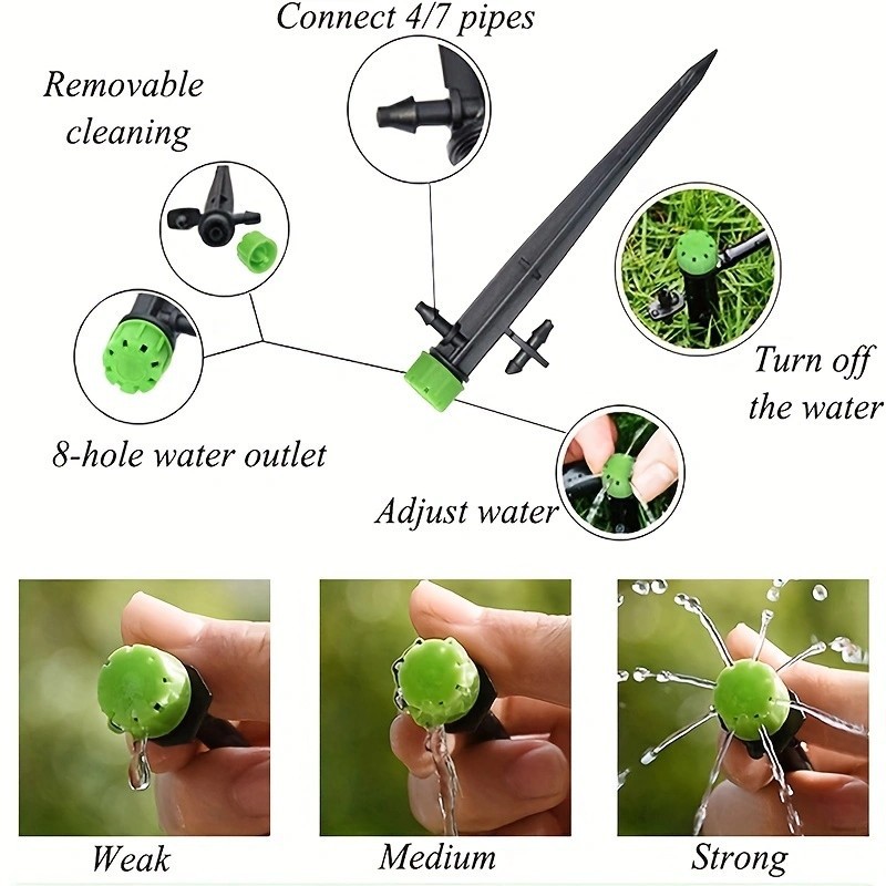 Drip Emitters Tube PE Pipe Adj - Plant Parent Kit review and price