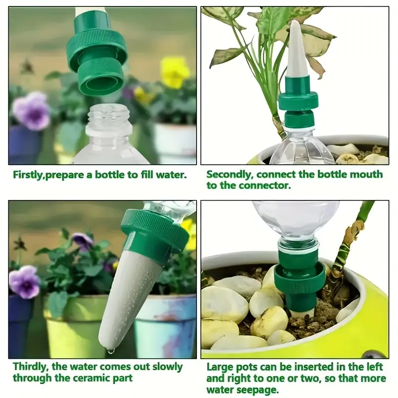 4Pcs Automatic Plant Drip Irri - Plant Parent Kit review and price