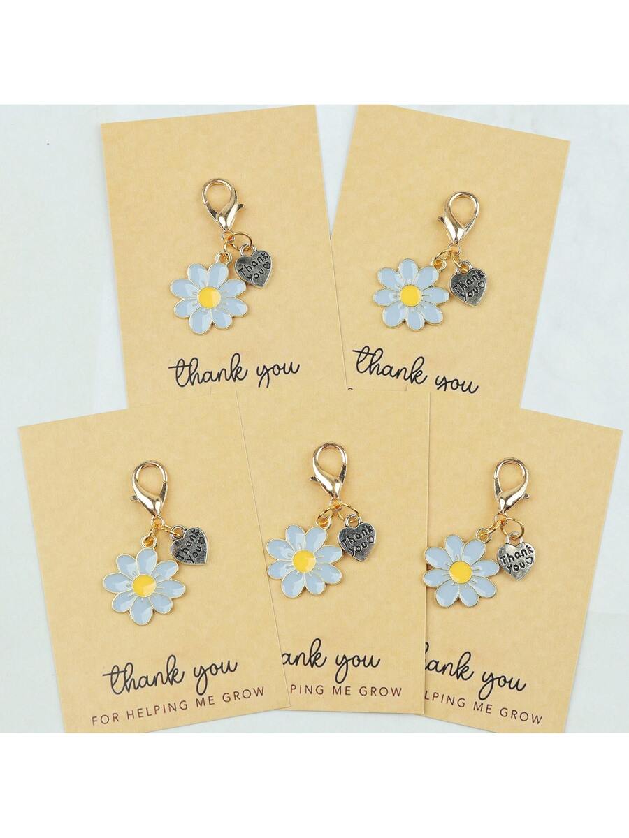 Enamel Daisy Keychains With Th - Plant Parent review and price