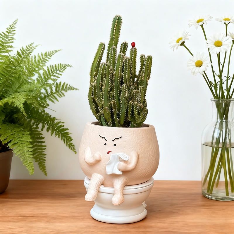 Funny Ghost Toilet Resin Succu - Plant Parent review and price