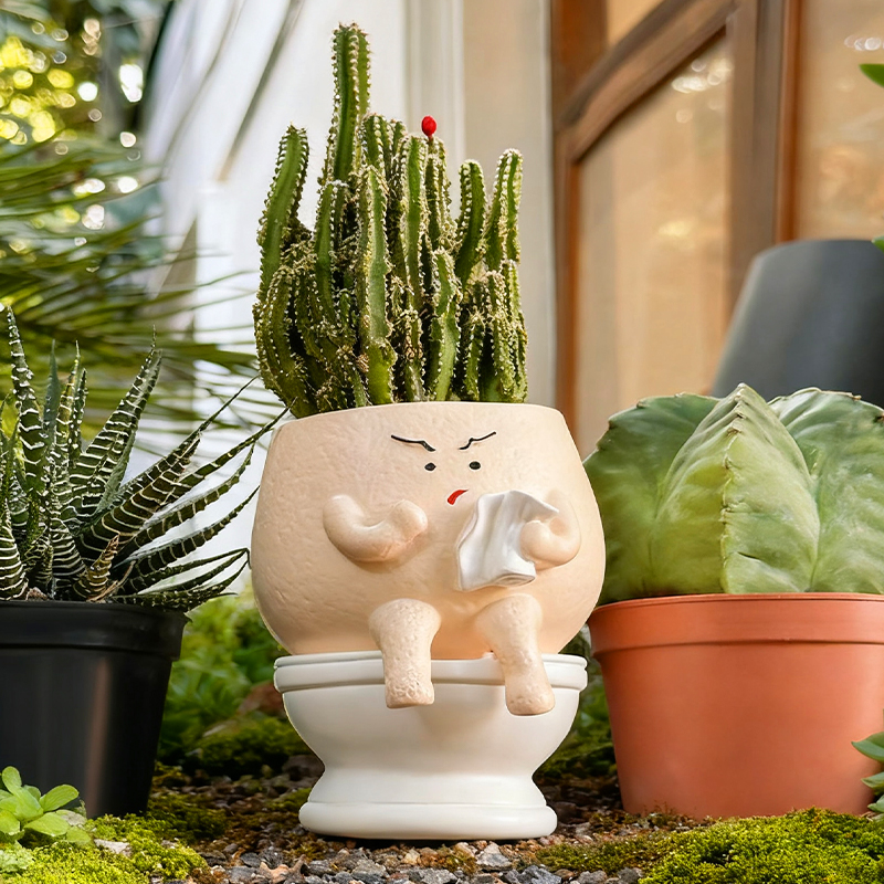Funny Ghost Toilet Resin Succu - Plant Parent review and price