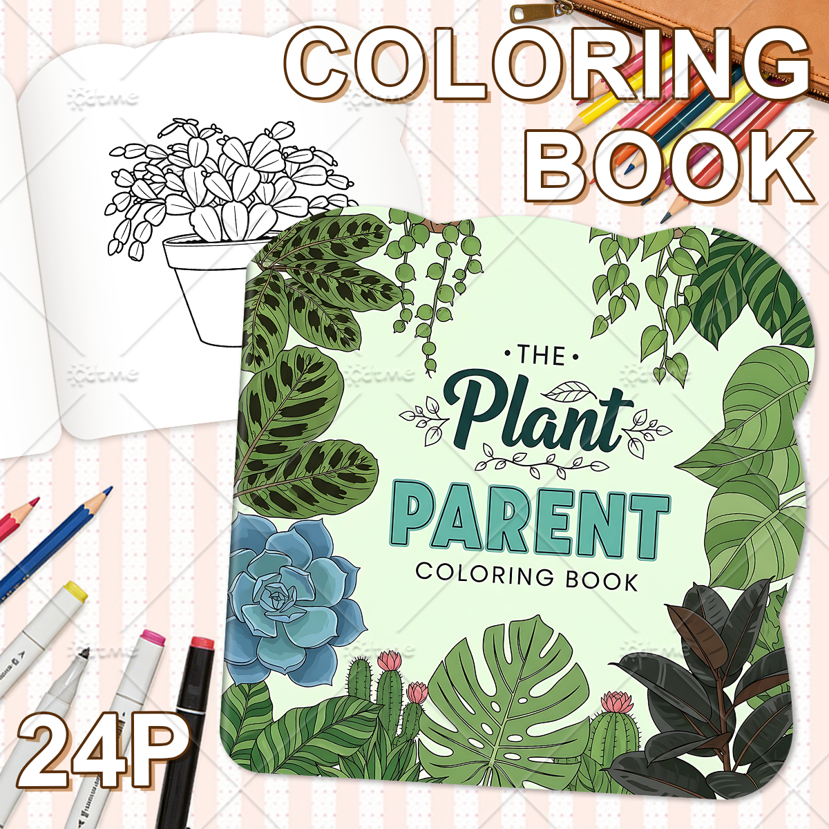 THE Plant PARENTE Coloring Boo - Plant Parent review and price